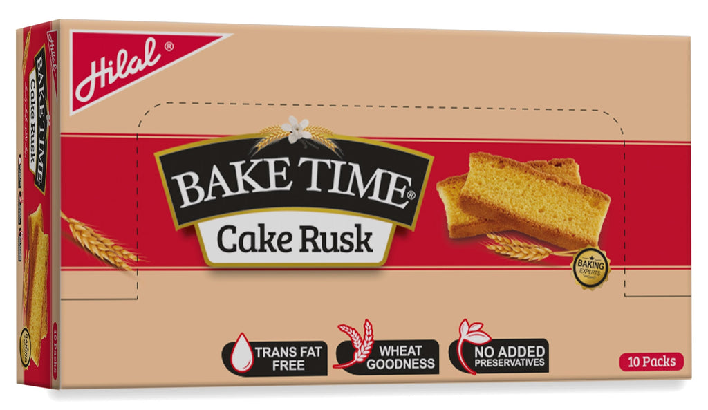 Pack of 10 BakeTime Cake Rusk