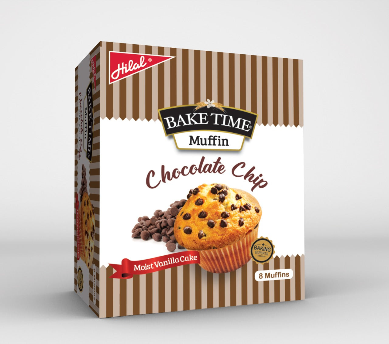 Pack of 8 BakeTime ChocoChip Muffins