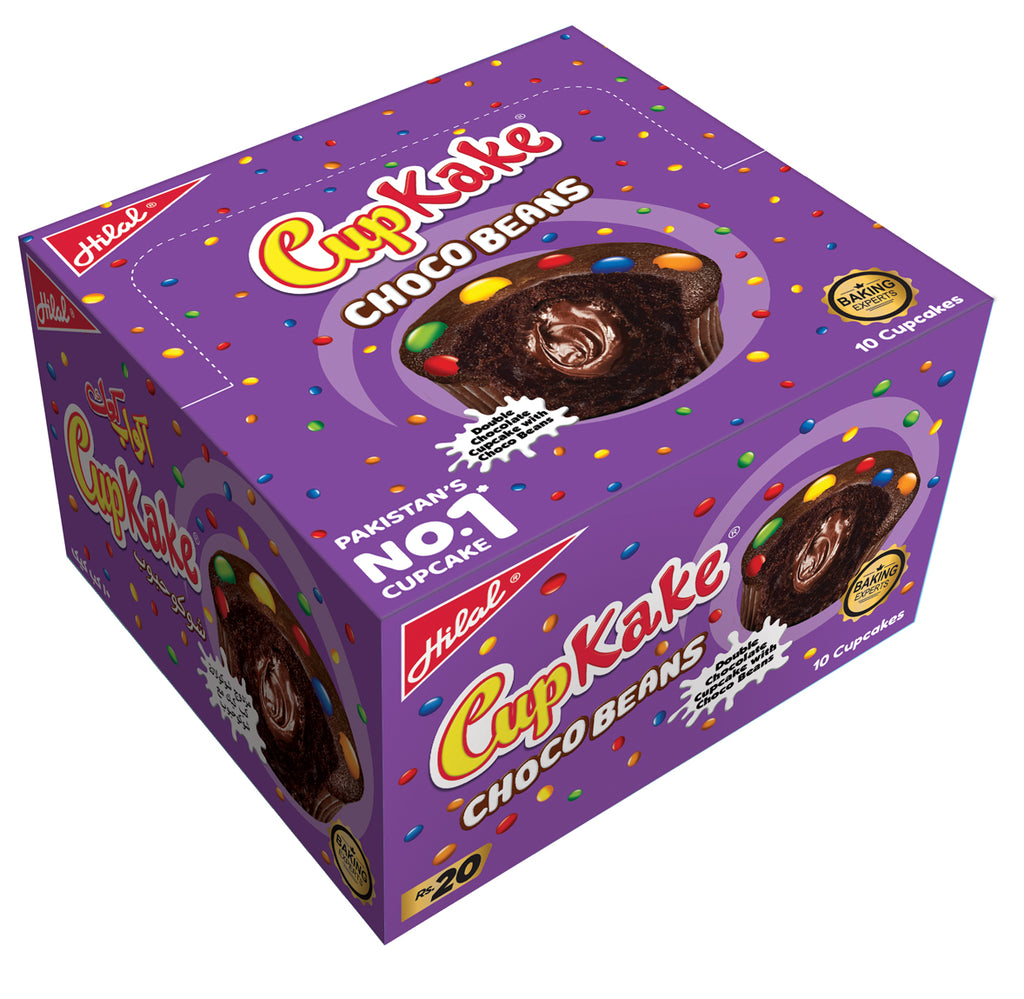 Pack of 10 ChocoBeans CupKake D. Chocolate