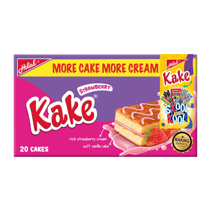 Kake - Strawberry 20 Pieces -  Rs10 - Free CP Gift