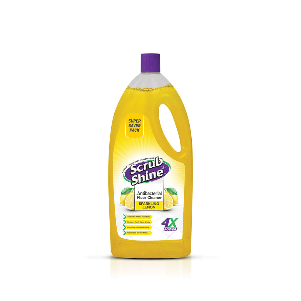 Scrub Shine Floor Cleaner Lemon 01Ltr
