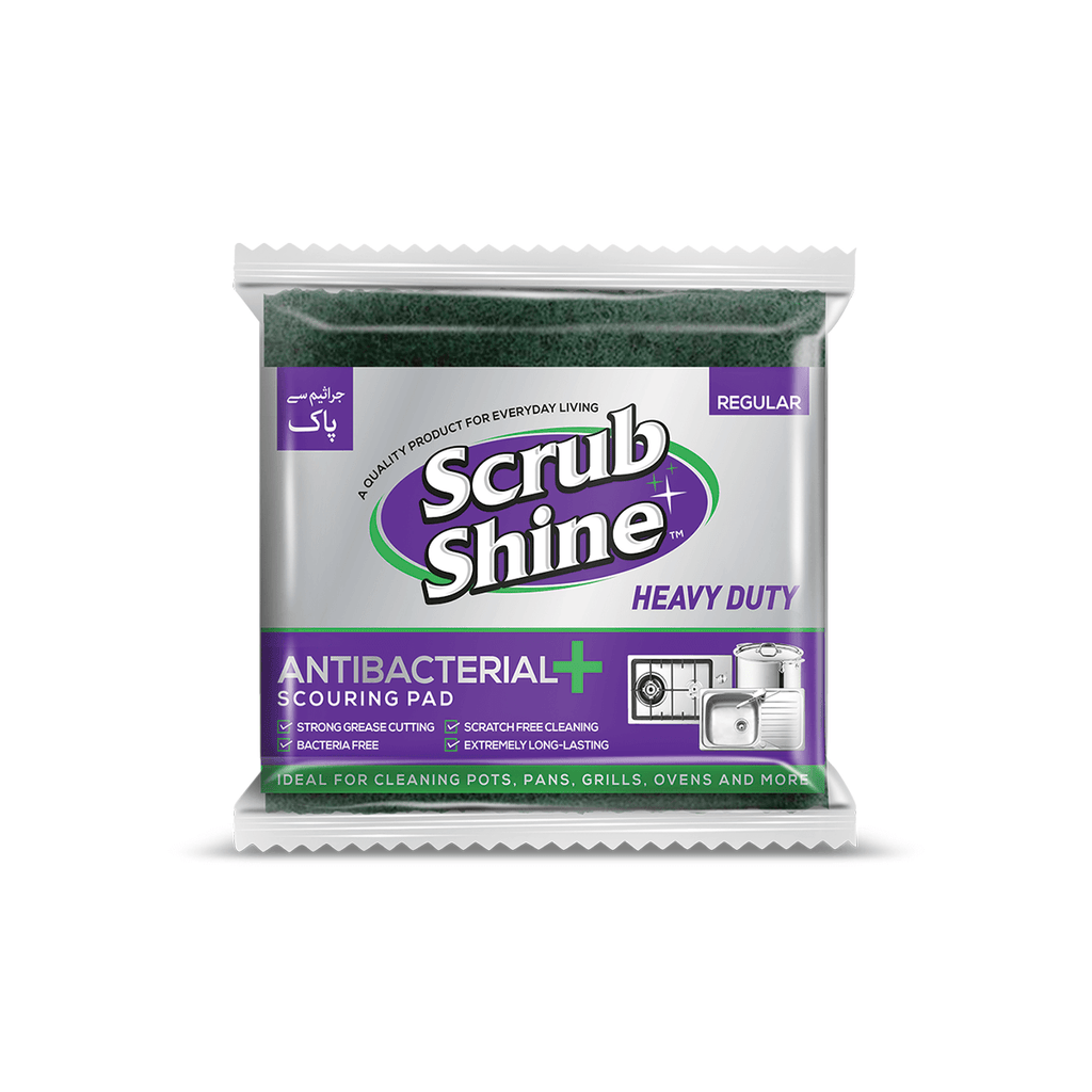 Scrub Shine Antibacterial Heavy Duty Scouring Pad (Regular)