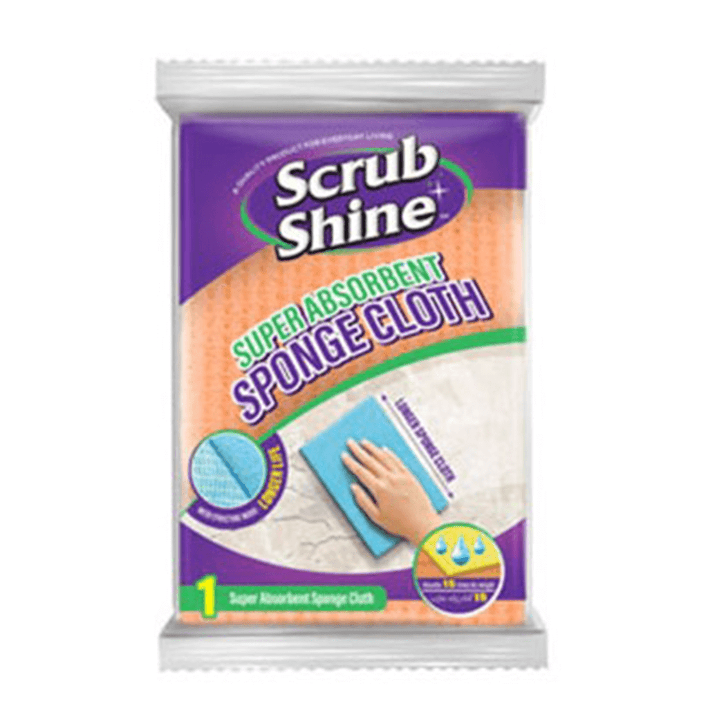 Scrub Shine Sponge Cloth - Single Pack
